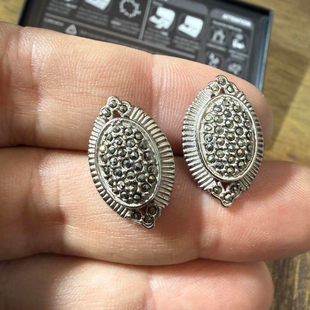 925 sterling silver earrings with